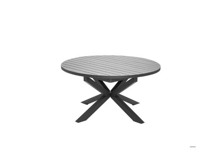 Table de jardin ronde extensible en aluminium Palma 8/10 places - Jardiline