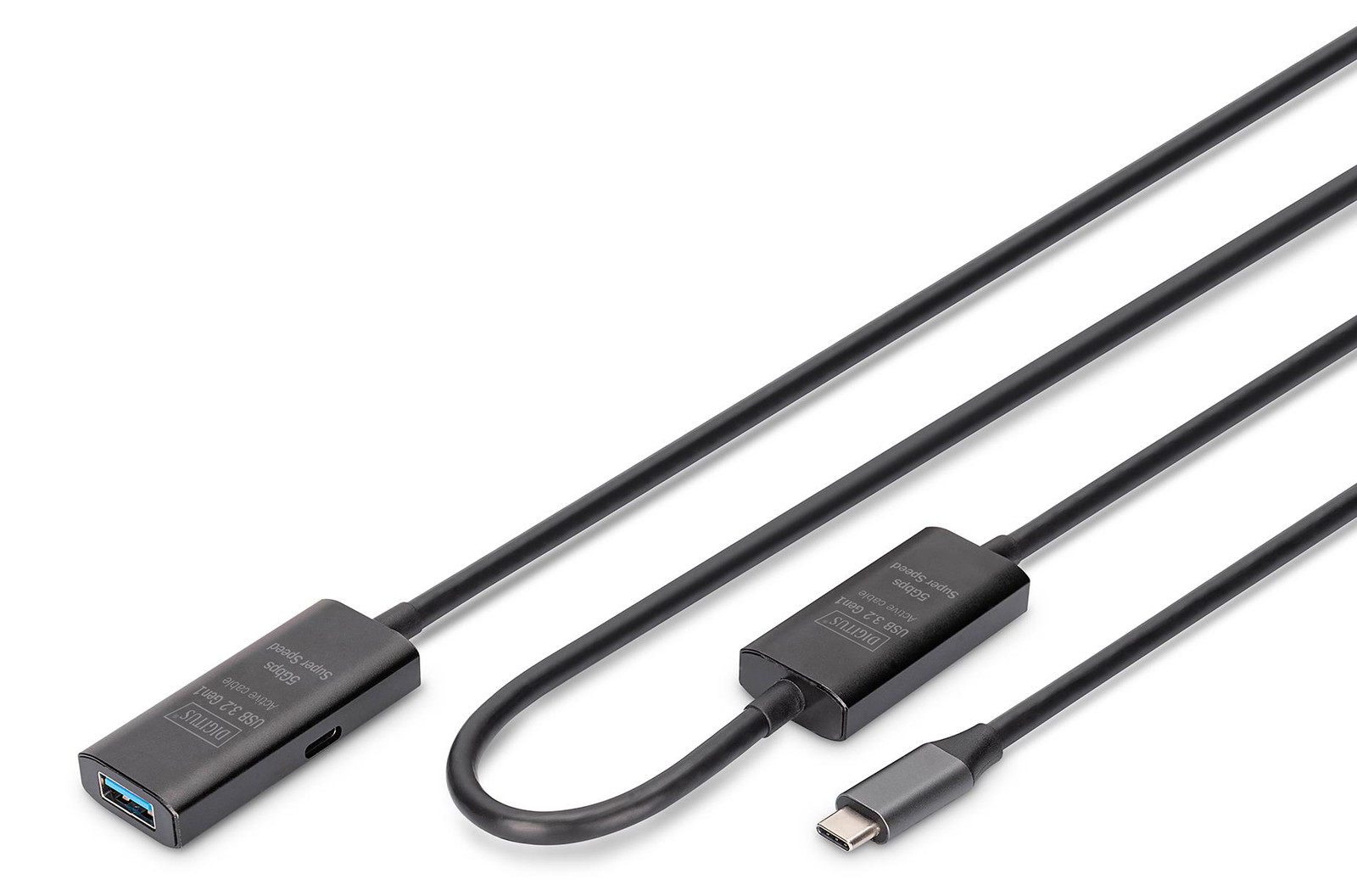 Digitus DA-73111 USB-C naar USB-A verlengkabel 10G 10,00 m