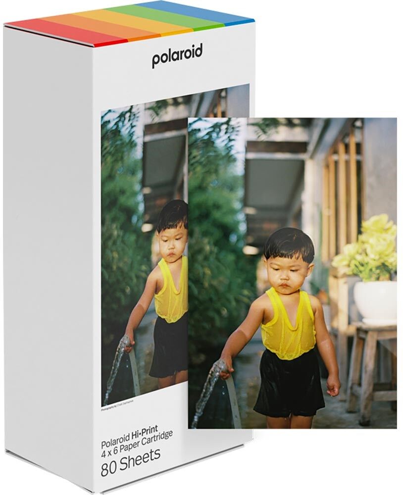 Polaroid Hi-Print Fotopapir 4x6 med Farvepatron - 80 ark til Printer