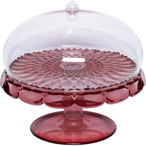 Guzzini VANITY Kuchenplatte mit Fuß und Haube Mauve