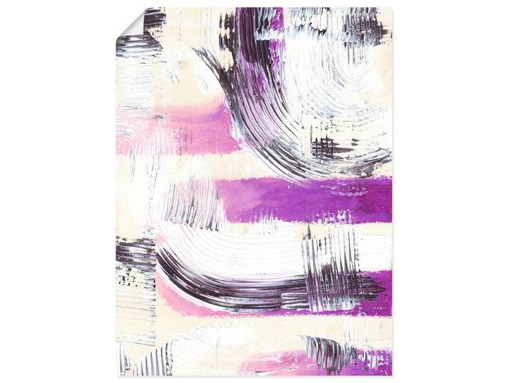Wandbild ARTLAND Die Abstraktion eines Lebens , lila (farbe bild(er): naturfarben), B:90cm H:120cm, Papier, Bilder, Wandbild, als Alubild, Leinwandbild, Poster, Wandaufkleber in verschied. Grössen