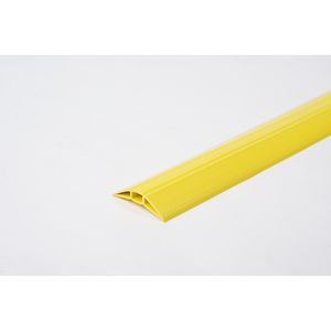 EHA Kabelbrücke 44470 Toploader, 1 Kanal, 300 cm x 6,2 cm, gelb, Gummi
