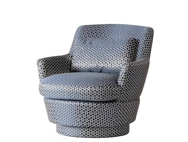 Xlmoebel Loungesessel Eleganter Sessel aus Holz mit Textilbezug für modernen Wohnstil (Sessel), Hergestellt in Europa
