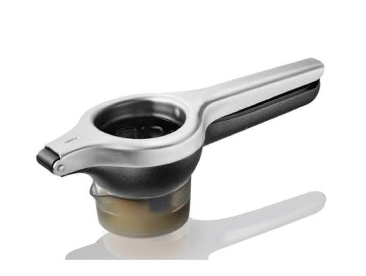 Gefu Zitronenpresse Lemon Pro - Edelstahl Handpresse mit Umkehrprinzip