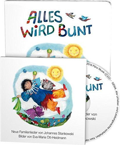 Johannes Stankowski - Alles wird bunt: Neue Kinderlieder von Johannes Stankowski (Buch mit Musik-CD) - Preis vom 18.10.2026 19:22:15 h