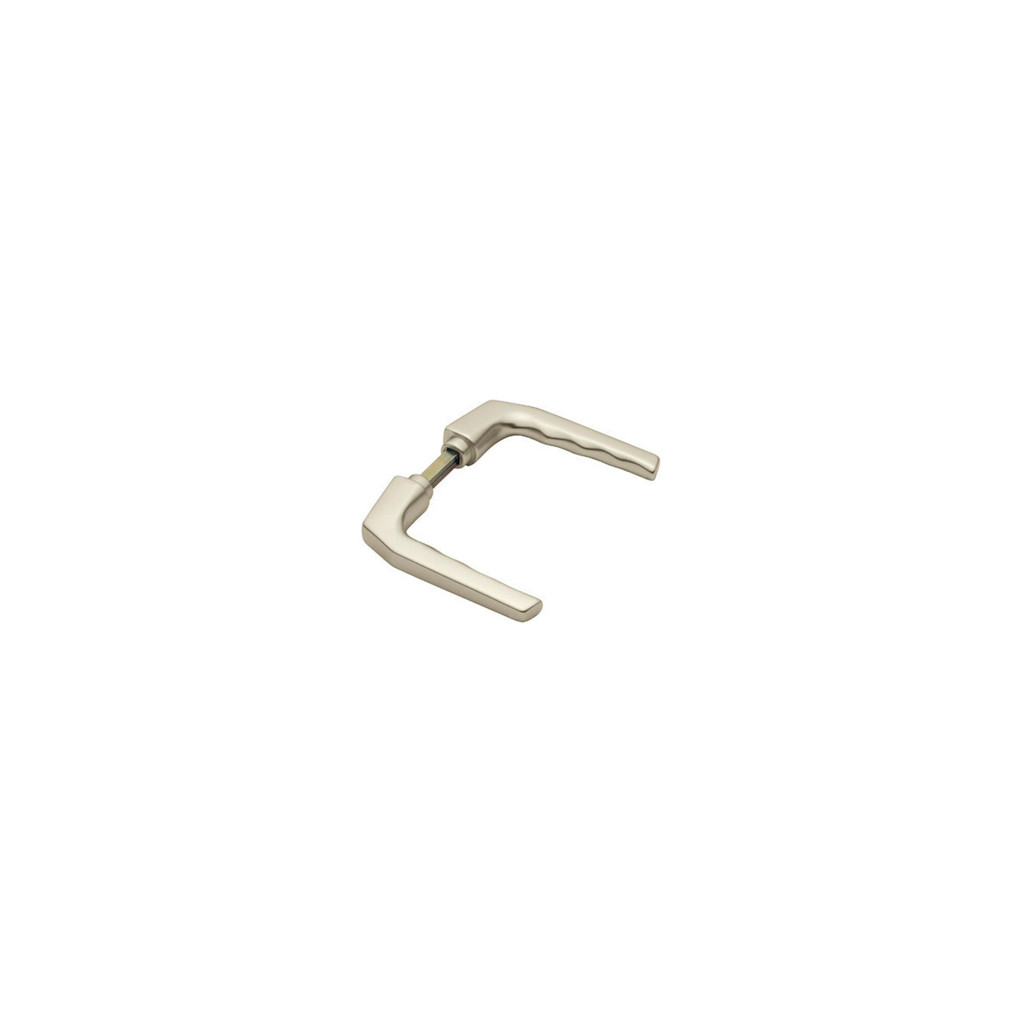 Hoppe Türdrückerpaar Frankfurt 117L Alu.F2 o.Rosetten VK 8mm (507603)