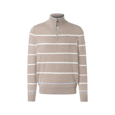 Strickpullover MAERZ MUENCHEN "Maerz Muenchen 443501 Pullover Herren Bekleidung", Herren, Gr. 54, beige, 100% Baumwolle, Pullover Strickpullover
