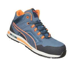 Puma Crosstwist Mid S3 HRO SRC blau/orange Größe 47