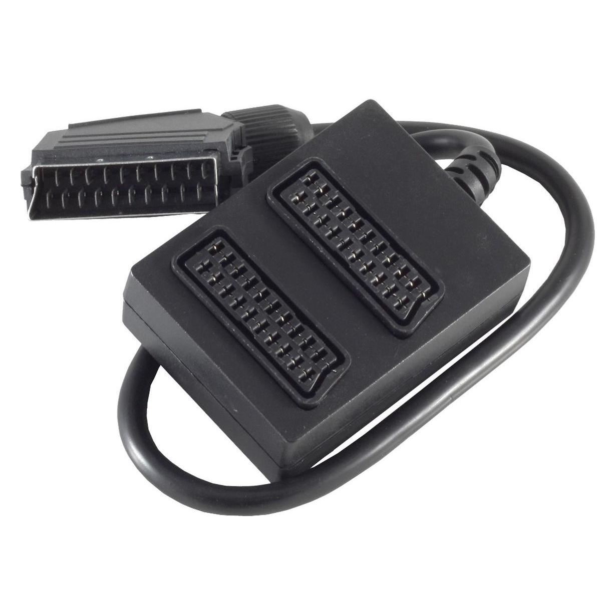 Shiverpeaks BS94050 SCART-Kabel 0,5 m SCART (21-pin) 2 x SCART (21-pin) Schwarz (0.50 m) (BS94050)