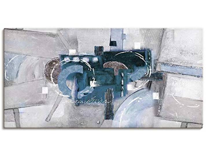 ARTLAND Wanddeko Leinwand Bilder Wandbild Abstrakte Bilder Modern Kunst Malerei Gemälde Abstrakt U1TT