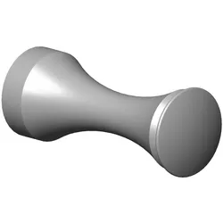 Dornbracht Haken Ersatzteile 081860500 20 x 20 x 50 mm Dark Platinum gebürstet 081860500-99
