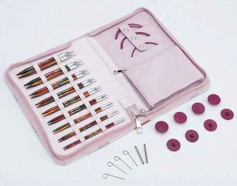 KnitPro Rundstricknadel-Set "Symfonie 2", Birkenholz, Stärken: 3–8