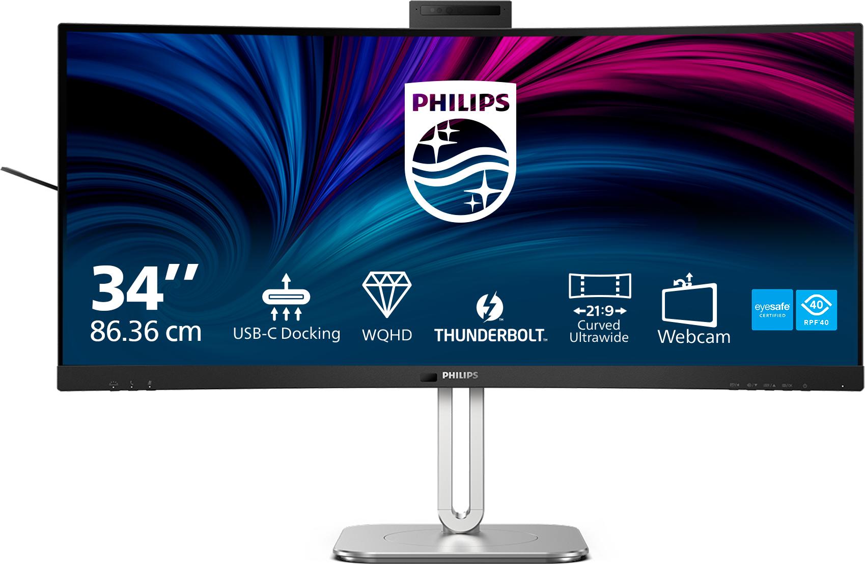 Philips 6000 series 34B2U6603CH/00, 86,4 cm (34"), 3440 x 1440 Pixel, Wide Quad HD, LCD, 4 ms, Grau