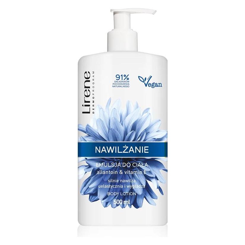 Lirene Nawilżanie emulsja do ciala Allantoin & Vitamin E 500ml (500 ml) (37891256)