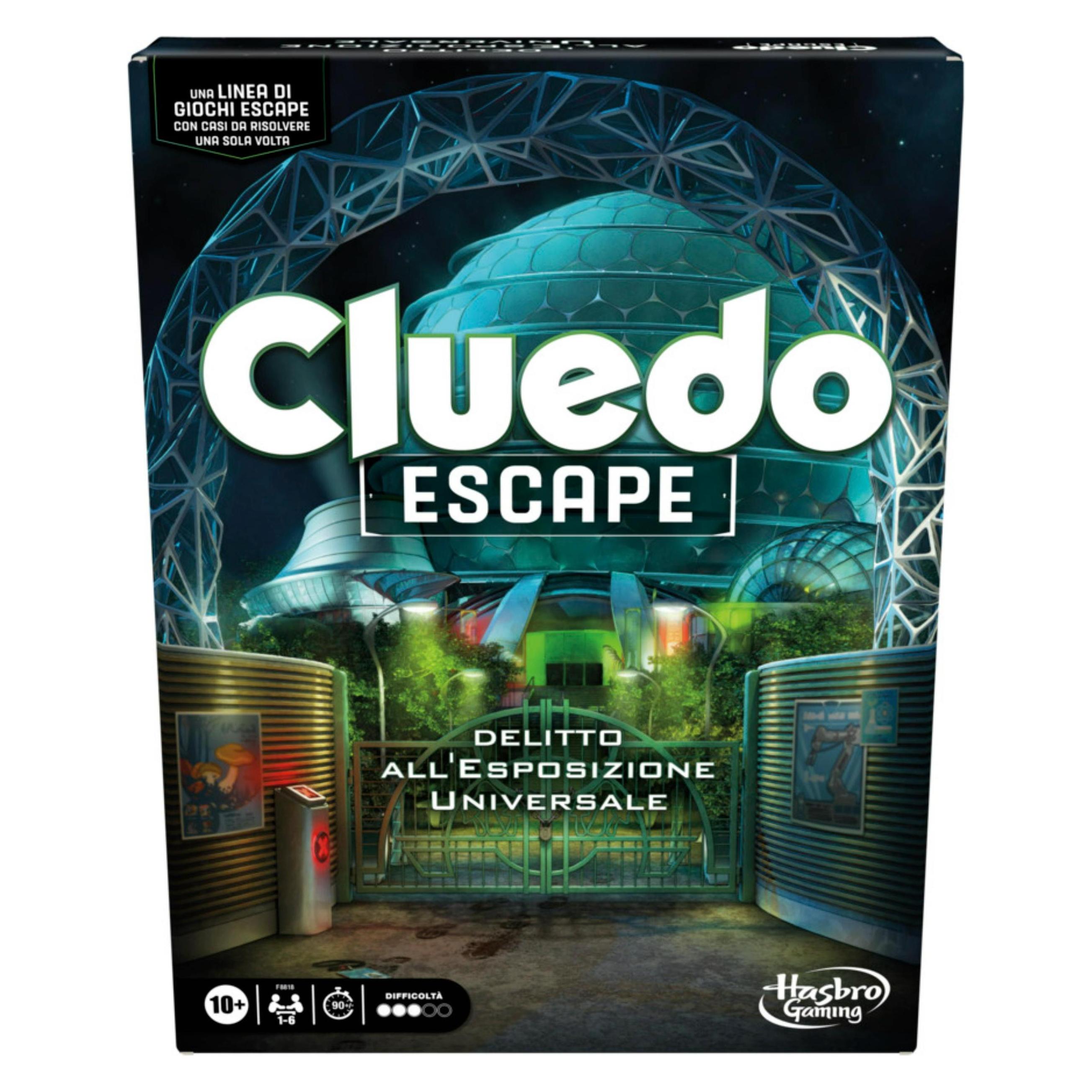 Hasbro Cluedo Escape - Crime at the Universal Exposition (Italienisch, 1 - 6 Spieler) (F8818103)