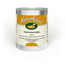 Naturhaus Hartwachsöl Matt - 0,75 l Dose