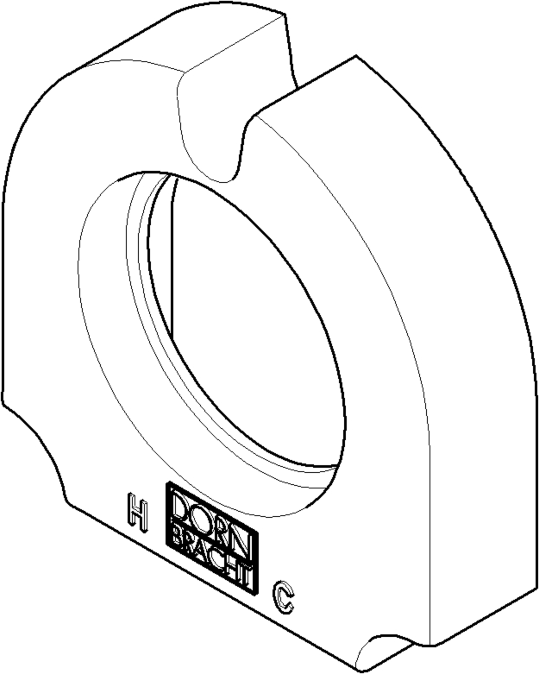 Dornbracht Zubehör 09111101990 091111019 90 x 90 x 42 mm