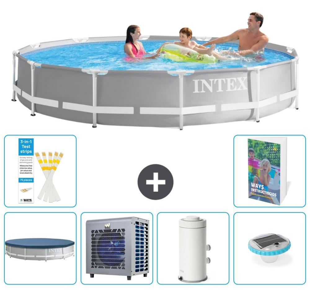 Prism Frame Pool Rund - 366x76 cm - 5-teilig S1