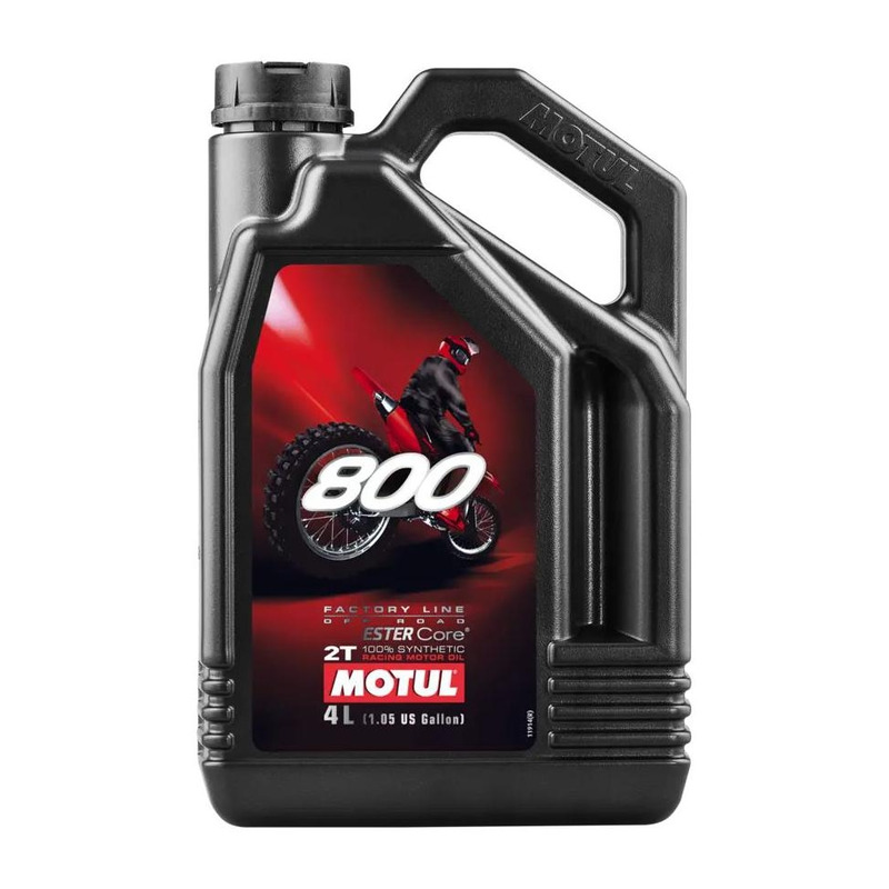 Huile moteur 2T Motul 800 Factory line Off Road 4L