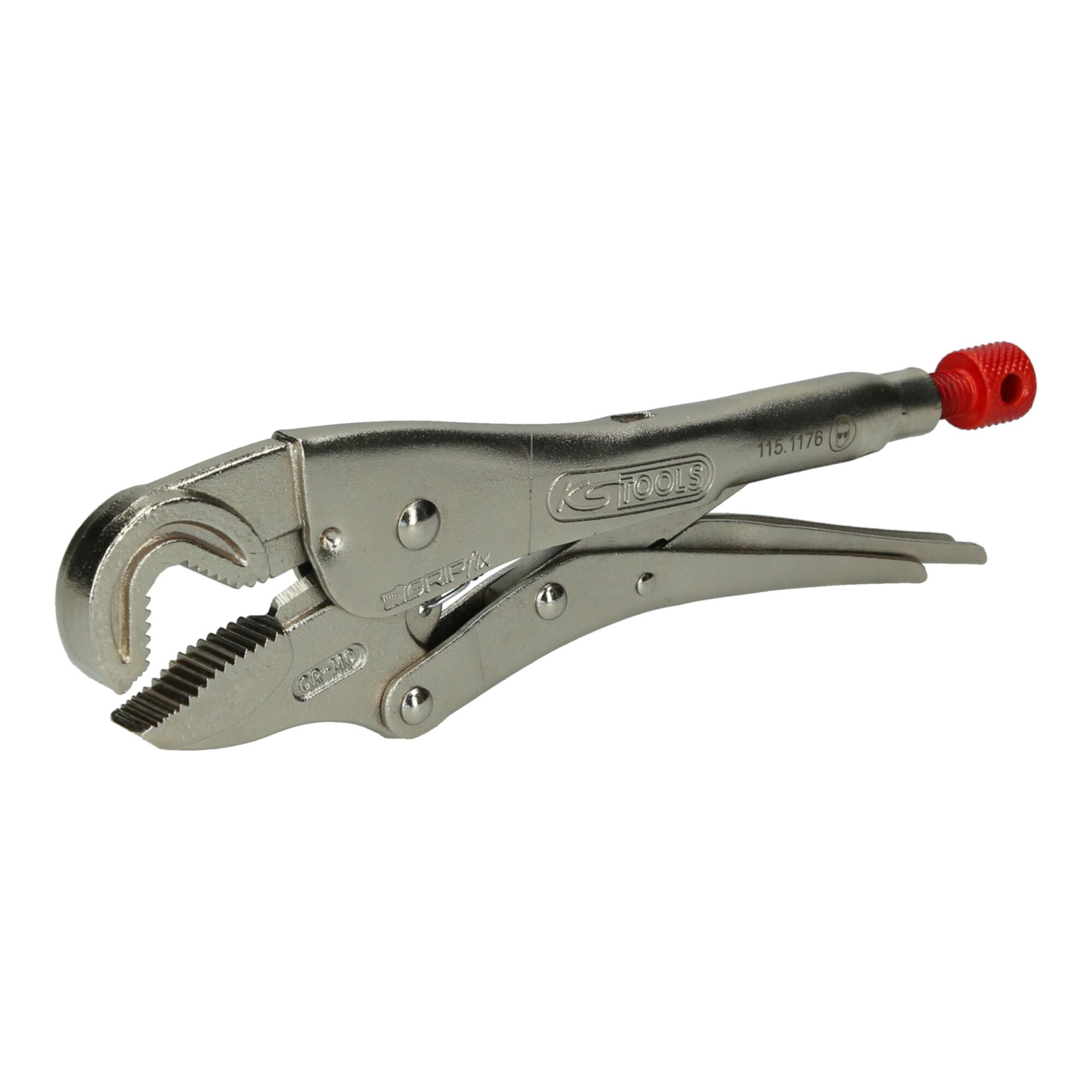 KS Tools Maul-Gripzange mit Drahtschneider, 240mm (115.1176)