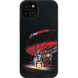 Nivocase Handyhülle für Apple iPhone 15 Plus Hülle NIVOpure Case Schwarz Bayer 04 Leverkusen Offizielles (Apple iPhone 15 Plus), Smartphone Hülle, Schwarz