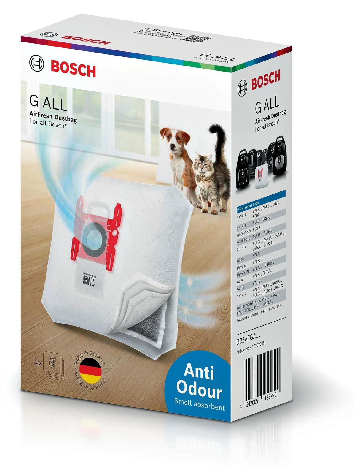 Bosch Stofzuigerzak type GALL AirFresh