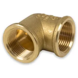 Messing Gewinde-Fitting 90 Grad Winkel IG, schwere Ausfühung (Ausführung: 3/8''IG)