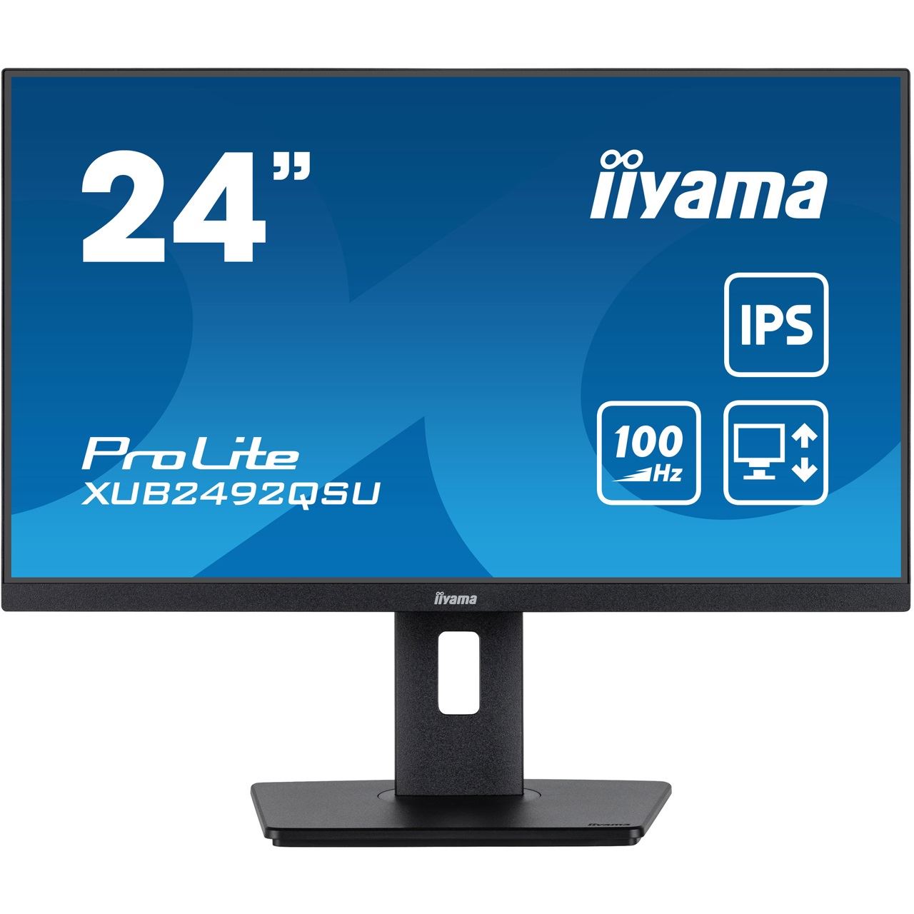 24" (60,96cm) iiyama ProLite XUB2492QSU-B1 schwarz 2560x1440 1xDisplayPort / 1xHDMI