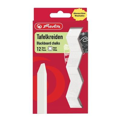 Herlitz Tafelkreide 12 Stück weiß