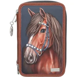 Depesche 3-Fach Federtasche Miss Melody LUXURY HORSE
