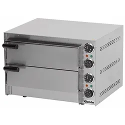 Bartscher Pizzaofen Mini 2, 2 Backkammern