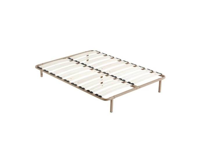 SOMMIER TAUPE A LATTE + PIEDS OFFERTS 90 X 200 cm