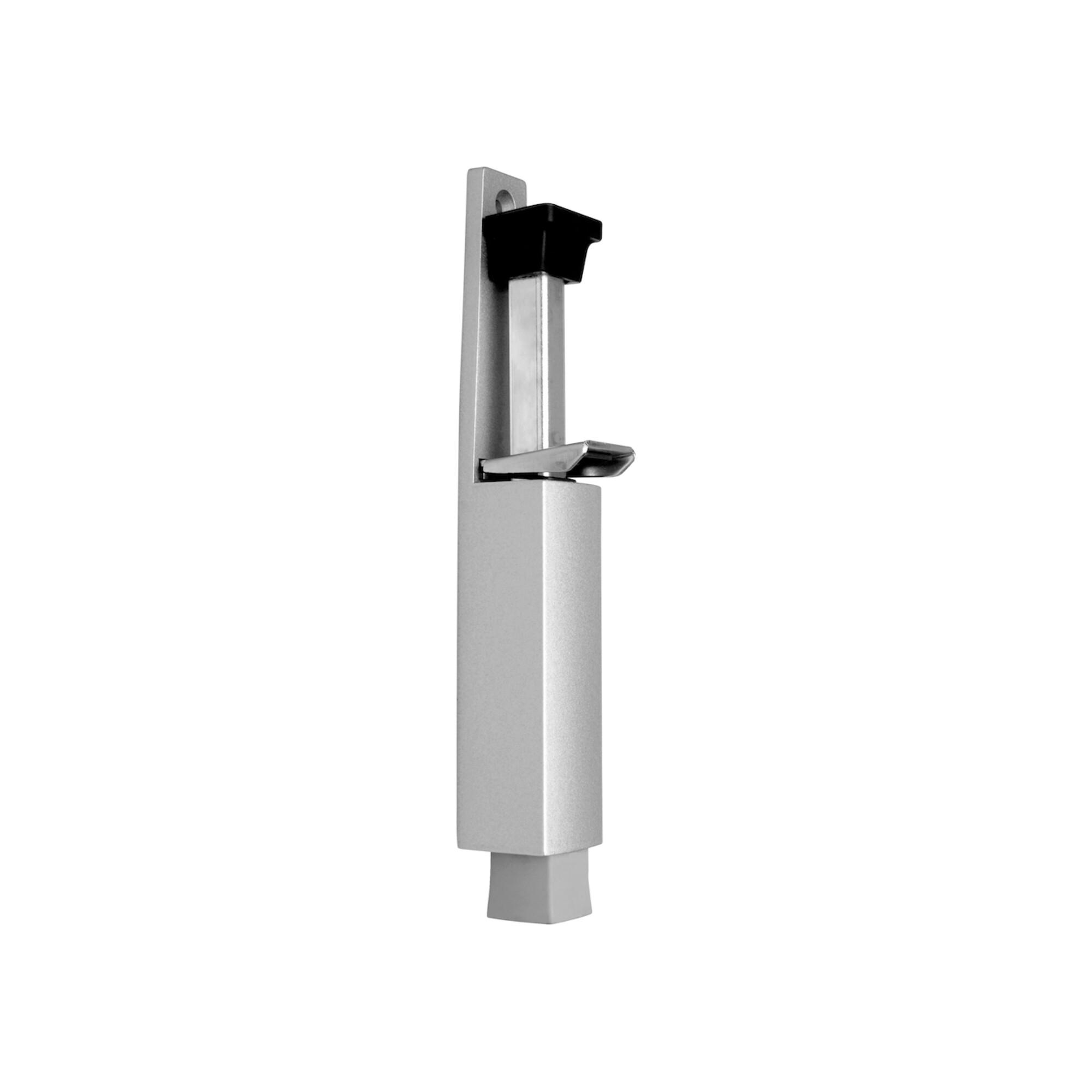 DENI ABT-Türfeststeller mit Tretbolzen Hub 60mm, 3837 verkehrsweiß beschichtet (3837 0060 73)