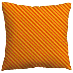 Kissenbezug Woven Satin Gelb/Rot ca. 40x40cm