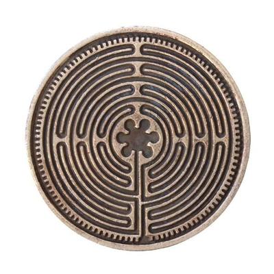 Glücksmünze 'Labyrinth Chartres'