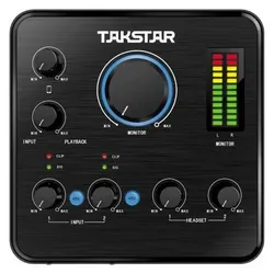 Takstar MX630 Webcast Pro Soundkarte unterstützt Audio (USB), Audio Interface