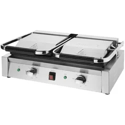 Gastronoble Buffalo Bistro doppelter Kontaktgrill | glatt/glatt | 2,9 kW | Grill