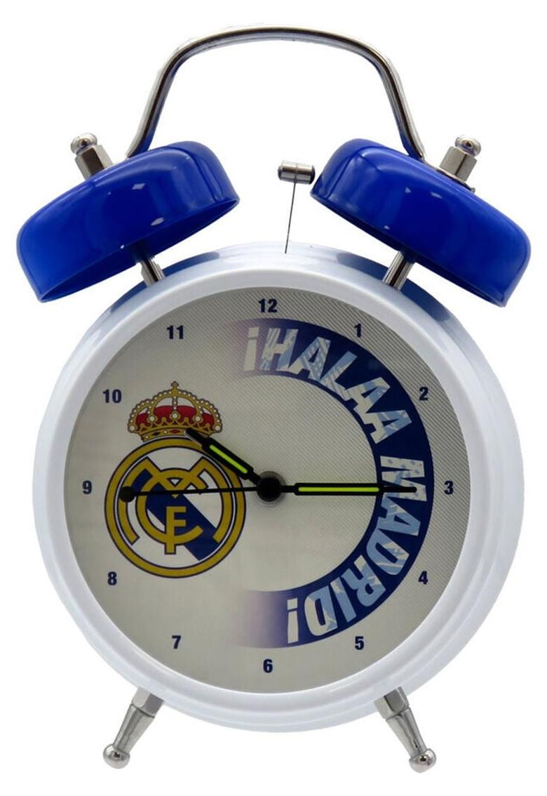 CYP Real Madrid wekker met hymne, zilverkleurig