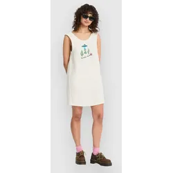 Volcom Fa Mickey Mason Kleid dirty white Gr. M