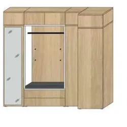 Wittenbreder BILBAO Garderobenschrank Kombi N06-1