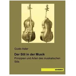 Der Stil in der Musik, Fachbücher von Guido Adler