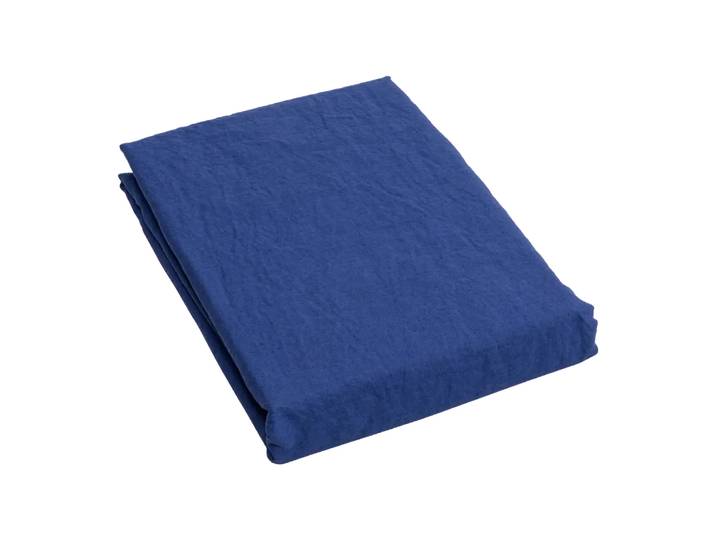 Oberleintuch Lindau, Atelier Pfister, blau, Leinen