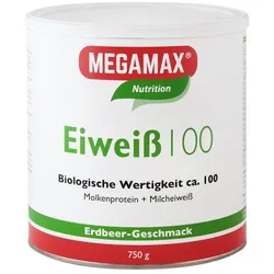 MEGAMAX Eiweiß 100  ERDBEER 750 g