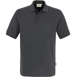 Pocket-Polo-Shirt "PERFORMANCE" 812 - S - anthrazit