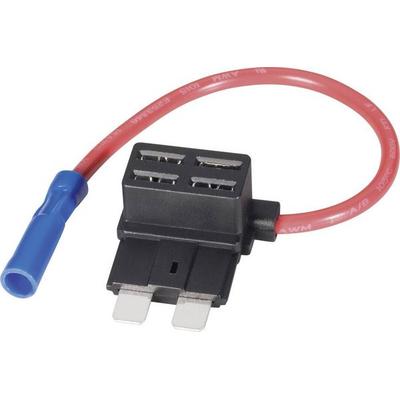 TRU COMPONENTS Flachsicherungsadapter Flachsicherung Standard 15A 1.5mm² 1St.