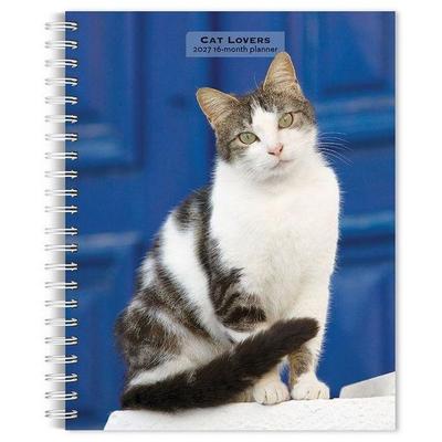 Cat Lovers 2027 6 X 7.75 Inch Spiral-Bound Wire-O Weekly Engagement Planner Calendar New Full-Color Image Every Week
