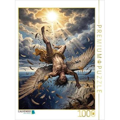 CALVENDO Puzzle Ikarus und der Sturz aus den Wolken | 1000 Teile Lege-Größe 64x48cm Foto-Puzzle für glückliche Stunden