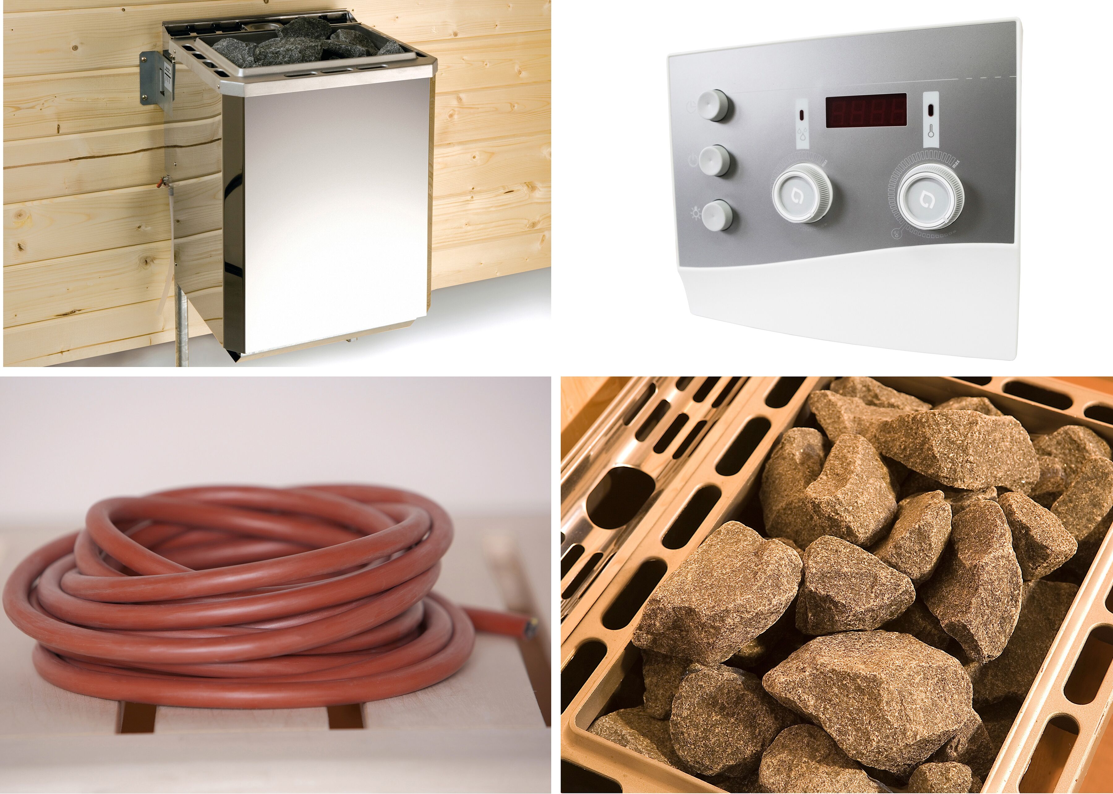 Bio-Saunaofen WEKA "Technikpaket 2", silber (silberfarben), Saunaöfen, Bio-Saunaofen