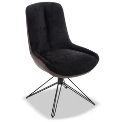 Sormani Stuhl Girona Stoff Schwarz