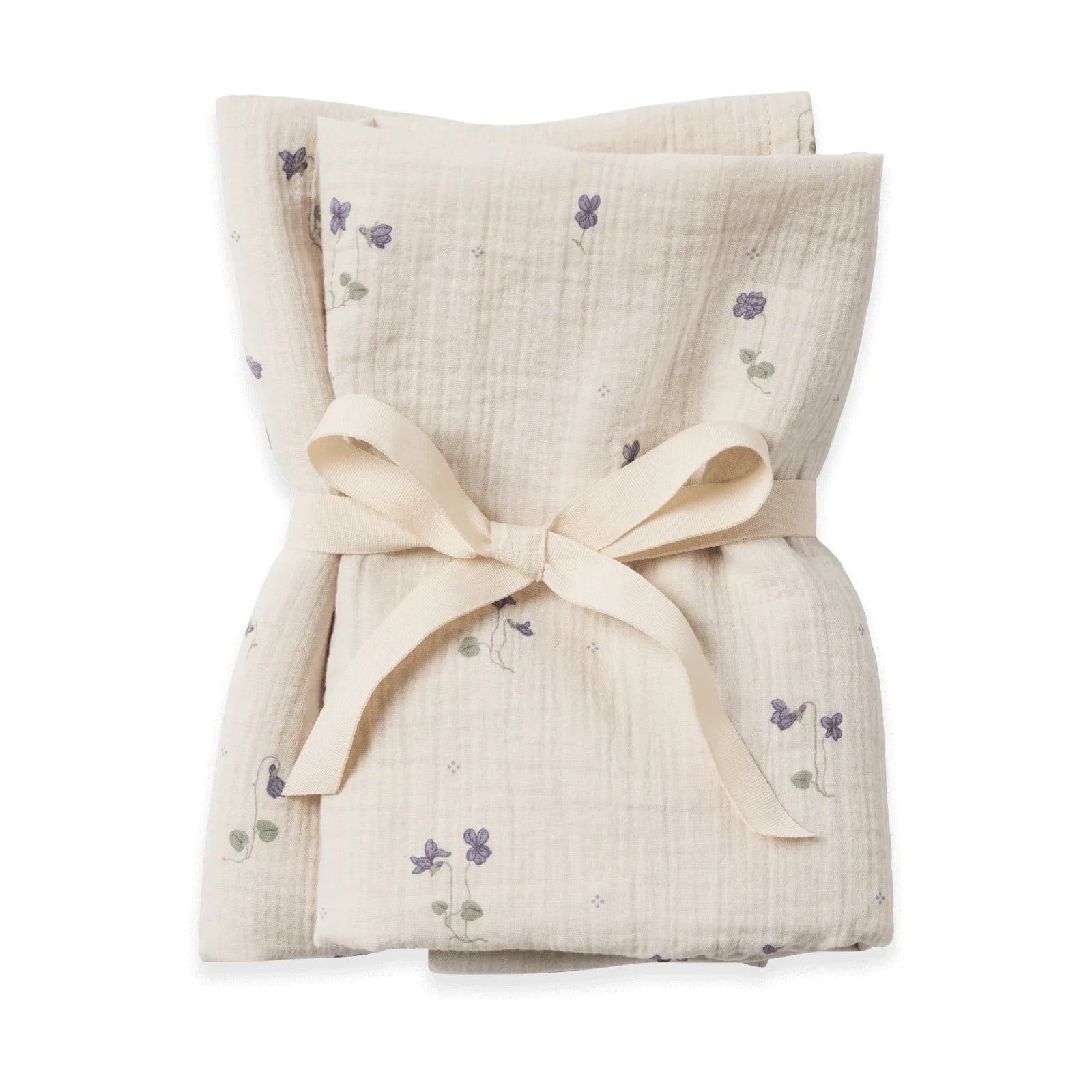 Garbo&Friends Viola Muslin hydrofiele doek klein 2-delig 60 x 60 cm